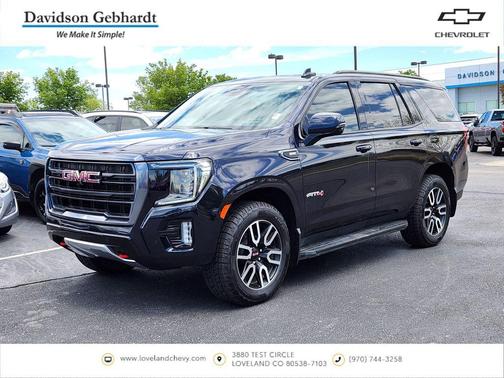 Midnight Blue Metallic 2024 GMC Yukon AT4