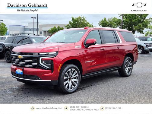 Radiant Red Tintcoat 2026 Chevrolet Suburban High Country, 4WD