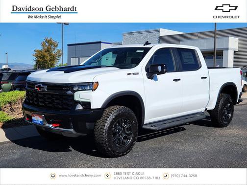 Summit White 2026 Chevrolet Silverado 1500 ZR2