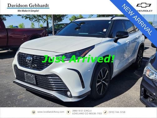 Blizzard Pearl 2021 Toyota Highlander XSE