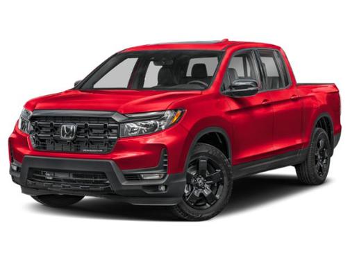 Radiant Red Metallic II 2024 Honda Ridgeline Black Truck