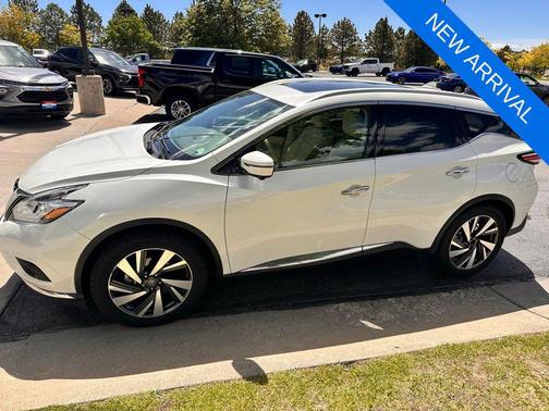 Pearl White 2017 Nissan Murano Platinum