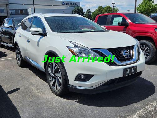 Pearl White 2017 Nissan Murano Platinum