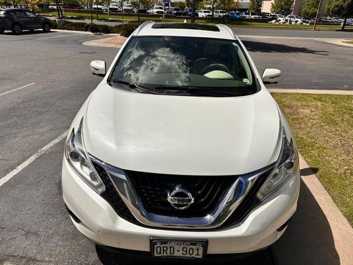 Pearl White 2017 Nissan Murano Platinum