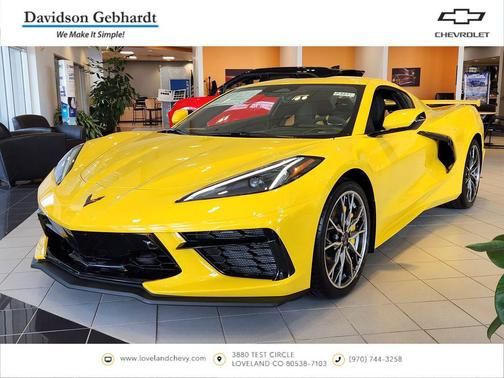 Competition Yellow Tintcoat Metallic 2026 Chevrolet Corvette Stingray w/2LT