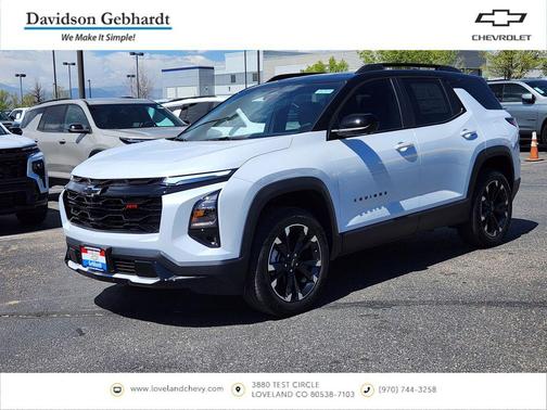 Polar White Tricoat 2026 Chevrolet Equinox AWD RS