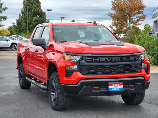 Red Hot 2026 Chevrolet Silverado 1500 Custom Trail Boss