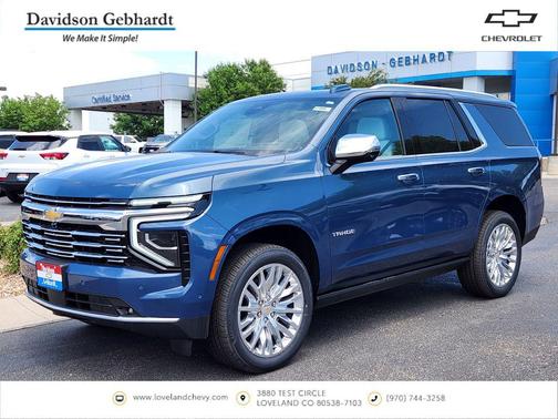 Lakeshore Blue Metallic 2025 Chevrolet Tahoe Premier