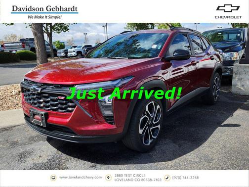 Crimson Metallic 2024 Chevrolet Trax FWD 2RS