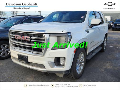Summit White 2024 GMC Yukon SLT