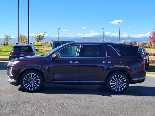 Sierra Burgundy 2024 Hyundai PALISADE Calligraphy