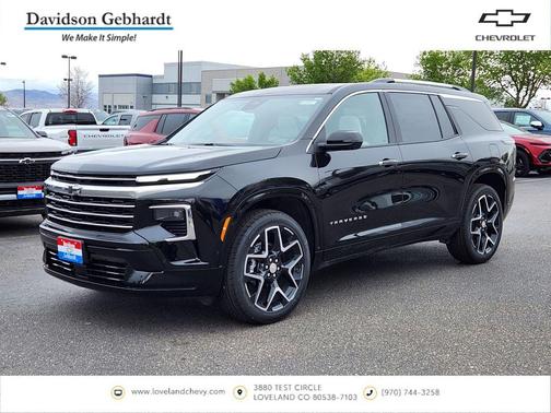 Mosaic Black Metallic 2026 Chevrolet Traverse High Country