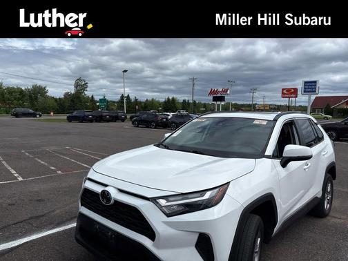 White 2022 Toyota RAV4 XLE
