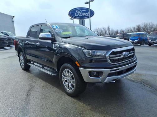 Shadow Black 2021 Ford Ranger Lariat