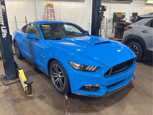Grabber Blue 2017 Ford Mustang EcoBoost Premium