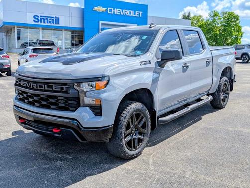 Slate Gray Metallic 2025 Chevrolet Silverado 1500 Custom Trail Boss