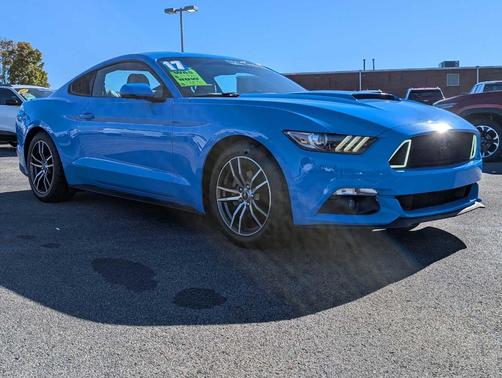 Grabber Blue 2017 Ford Mustang EcoBoost Premium