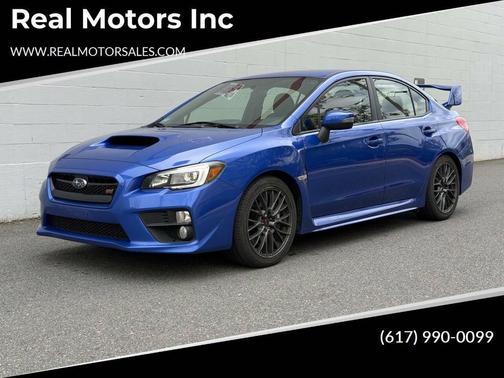 Blue 2016 Subaru WRX STI Base