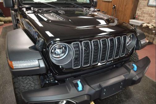 Black 2025 Jeep Wrangler 4xe Rubicon