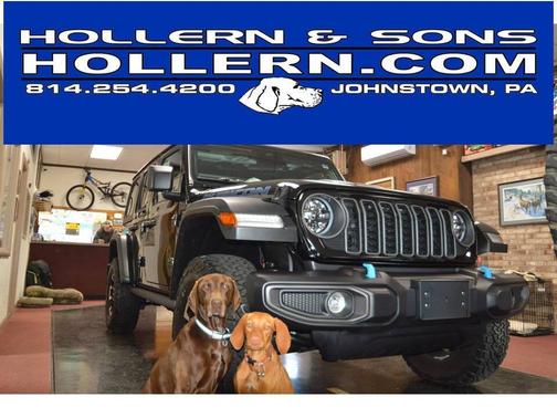 Black 2025 Jeep Wrangler 4xe Rubicon