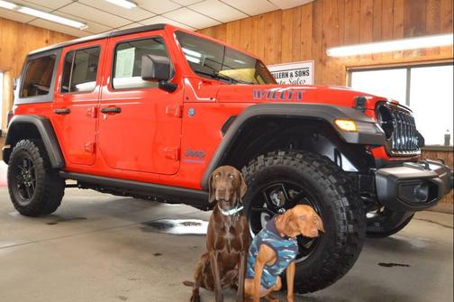 FIRECRACKER RED 2025 Jeep Wrangler 4xe Willys