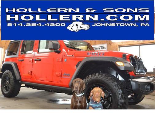 FIRECRACKER RED 2025 Jeep Wrangler 4xe Willys