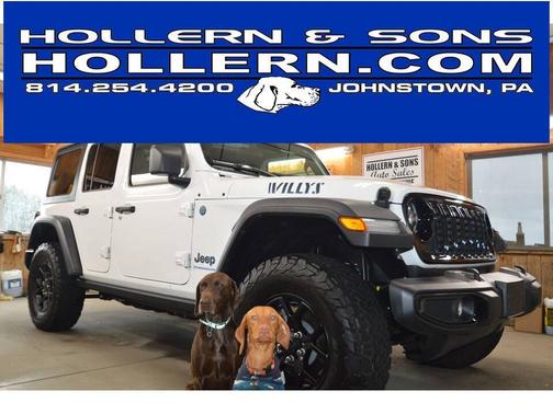 BRIGHT WHITE 2025 Jeep Wrangler 4xe Willys