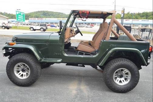 Moss Green Pearl Metallic 1995 Jeep Wrangler Sahara