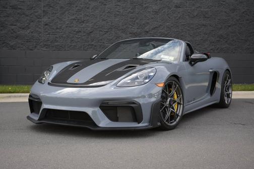 Arctic Grey 2024 Porsche 718 Spyder