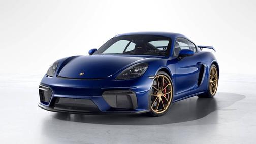 Gentian Blue Metallic 2022 Porsche 718 Cayman
