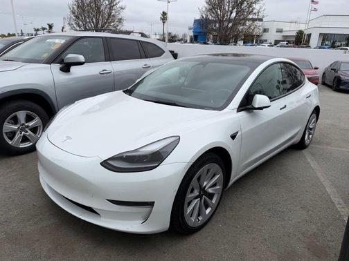 Pearl White Multi 2021 Tesla Model 3 Long Range