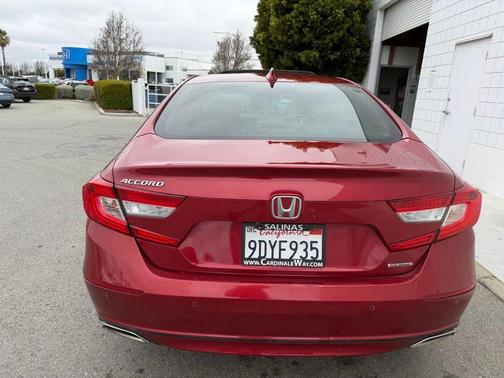 Red 2018 Honda Accord Touring
