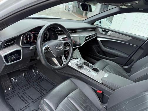 Glacier White Metallic 2024 Audi A6 55 Premium Plus