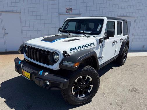 Bright White Clearcoat 2024 Jeep Wrangler 4xe Rubicon