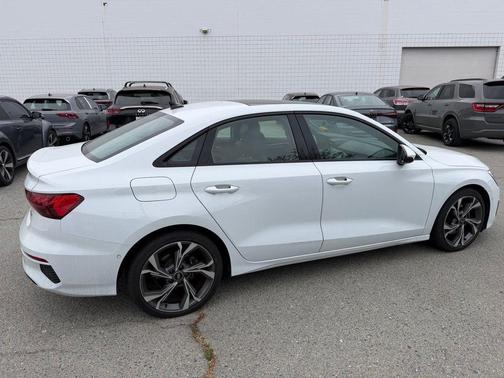 Glacier White Metallic 2023 Audi A3 40 Premium