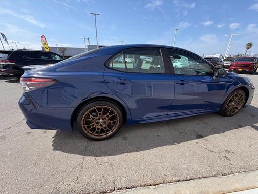 Blue 2023 Toyota Camry SE Nightshade