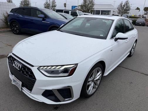 Arkona White 2024 Audi A4 45 S line quattro Premium