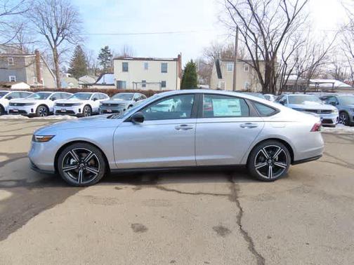 Solar Silver Metallic 2026 Honda Accord Hybrid Sport