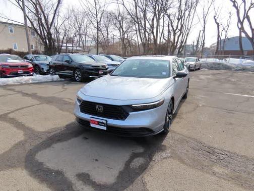 Solar Silver Metallic 2026 Honda Accord Hybrid Sport