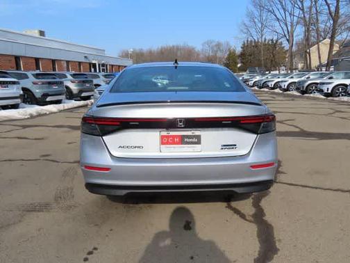 Solar Silver Metallic 2026 Honda Accord Hybrid Sport
