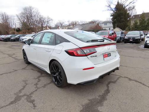 Platinum White Pearl 2026 Honda Civic Hybrid Sport