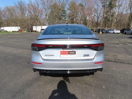 Solar Silver Metallic 2026 Honda Accord Hybrid Sport-L