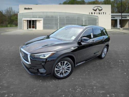 Black Obsidian 2025 INFINITI QX50 Luxe