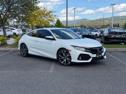White Orchid Pearl 2017 Honda Civic Si