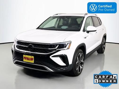 Pure White 2023 Volkswagen Taos 1.5T SEL