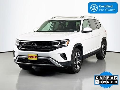 Opal White Pearl Effect 2023 Volkswagen Atlas 3.6 SEL