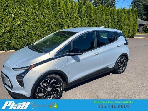 Silver 2023 Chevrolet Bolt EV 2LT Hatchback 4D