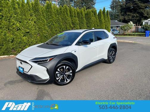 White 2025 Subaru Solterra Premium