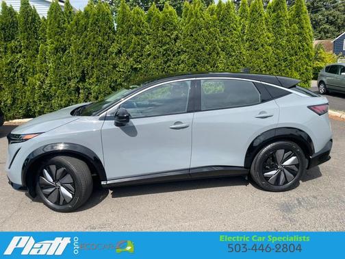 Gray 2023 Nissan ARIYA Engage Sport Utility 4D