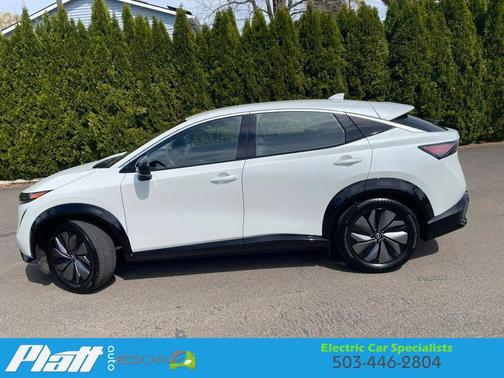 White 2024 Nissan ARIYA Engage Sport Utility 4D